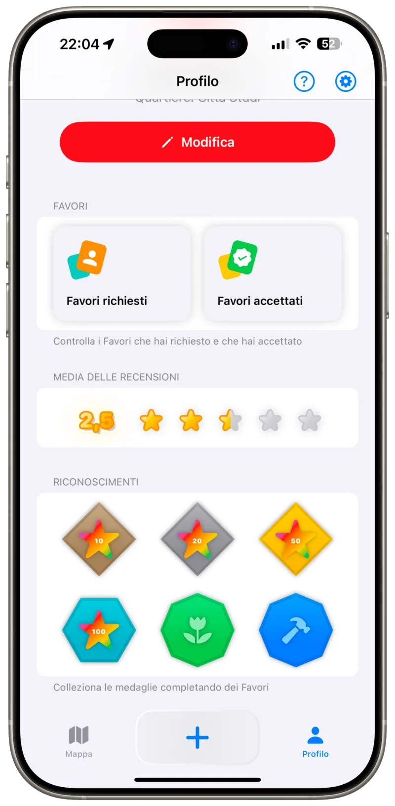 User Profile continued